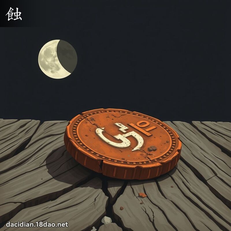 蚀 - 国语大辞典配图