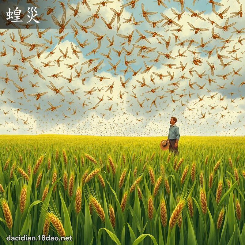 蝗災 - 國語大辭典配圖