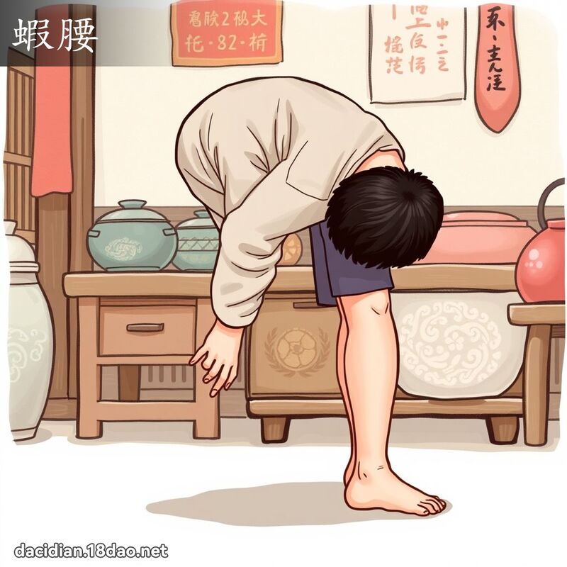蝦腰 - 國語大辭典配圖