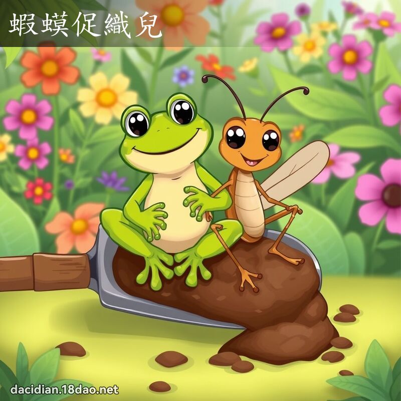 虾蟆促织儿 - 国语大辞典配图
