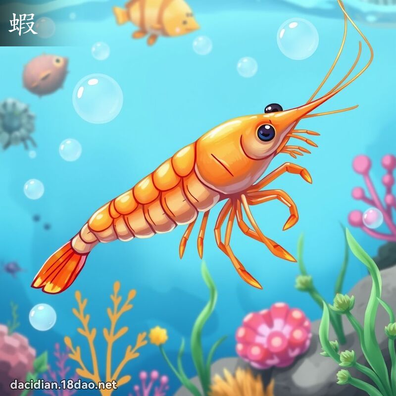 汉字: 虾 (多音字)