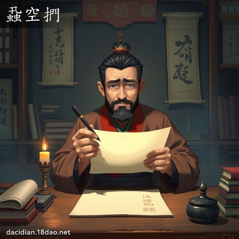 蝨空捫 - 國語大辭典配圖