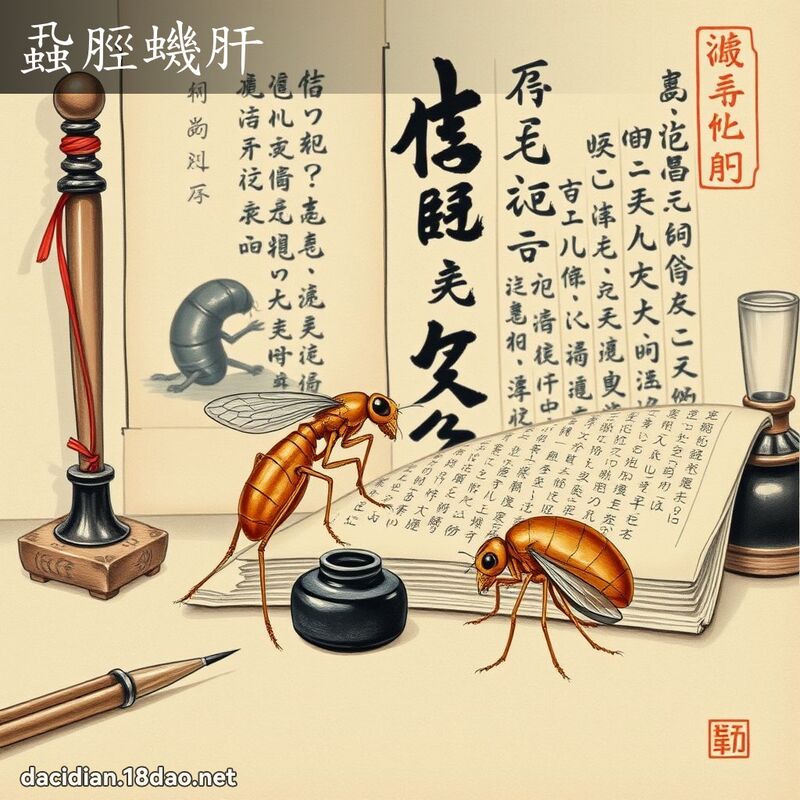 蝨脛蟣肝 - 國語大辭典配圖