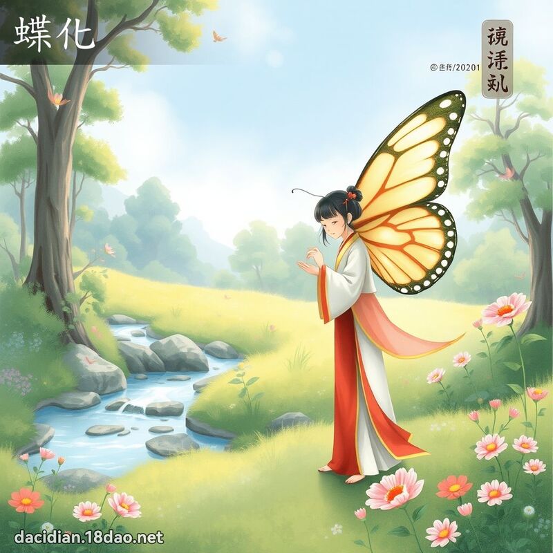 蝶化 - 國語大辭典配圖