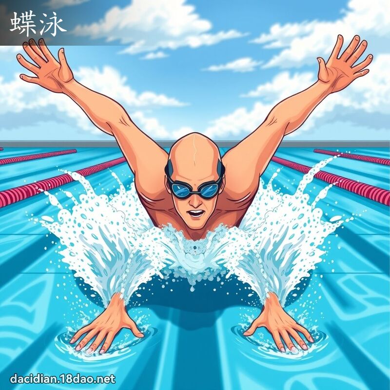 蝶泳 - 國語大辭典配圖