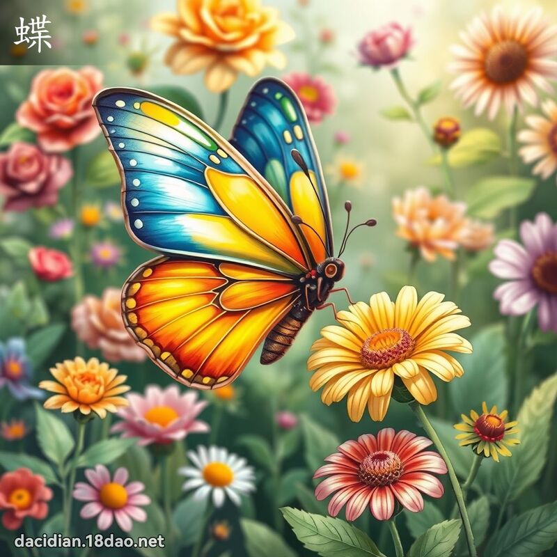 蝶 - 國語大辭典配圖