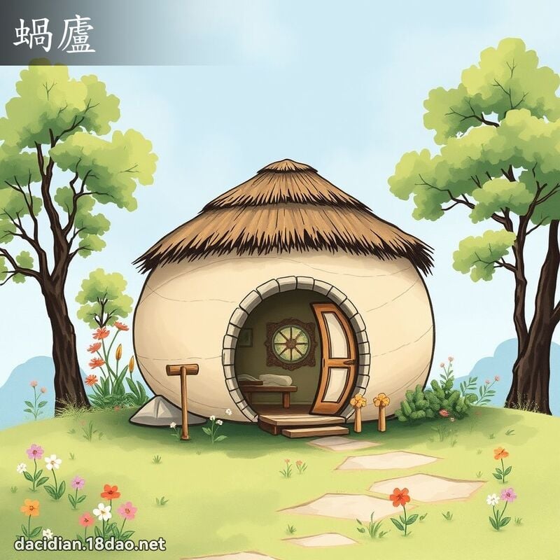 蜗庐 - 国语大辞典配图