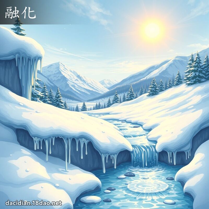 融化 - 國語大辭典配圖