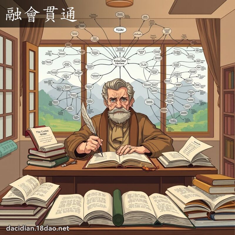 融會貫通 - 國語大辭典配圖