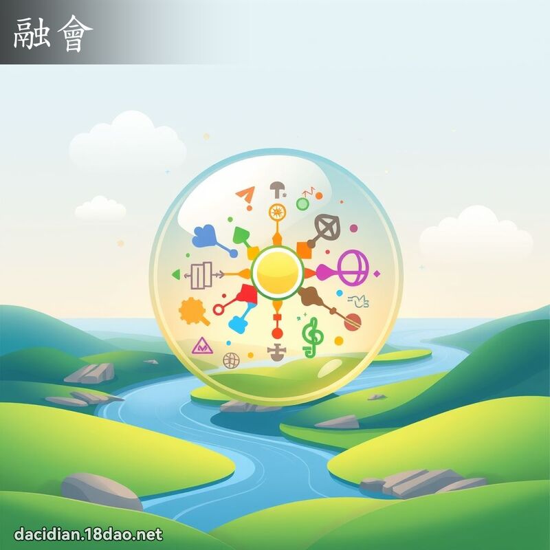 融会 - 国语大辞典配图