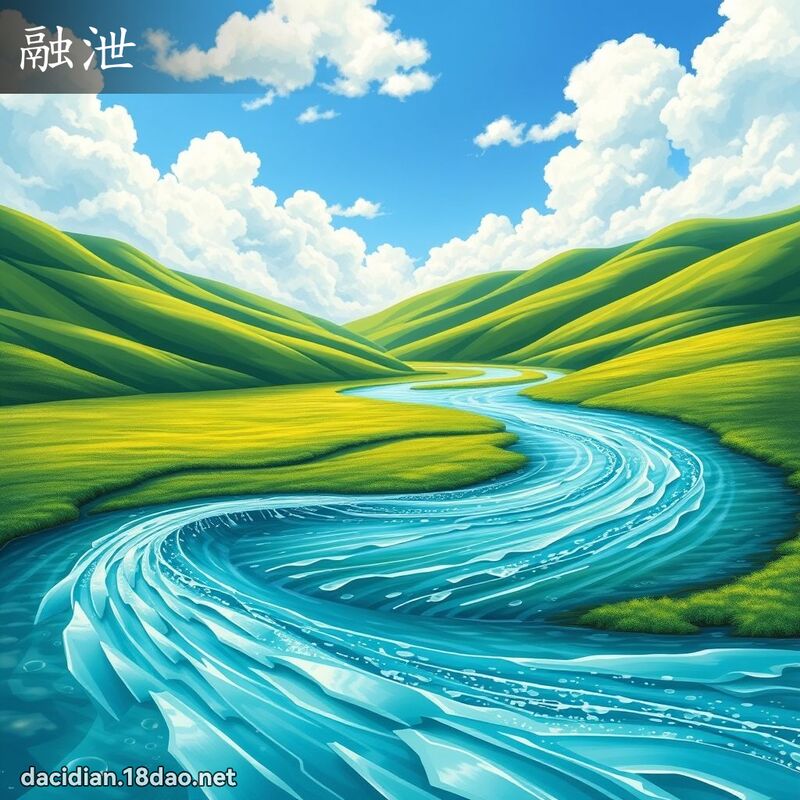 融泄 - 国语大辞典配图