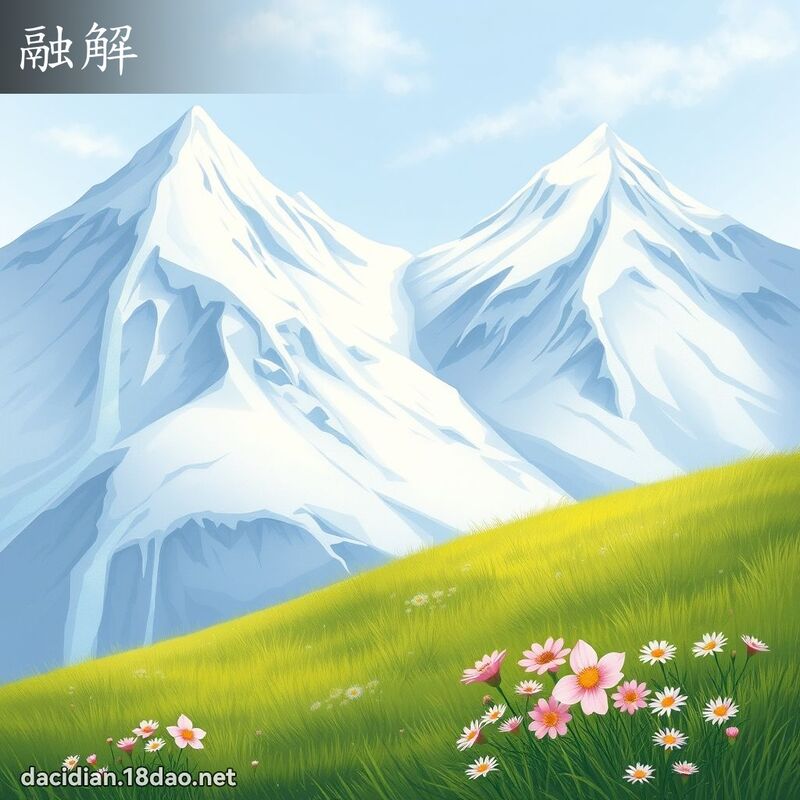 融解 - 國語大辭典配圖