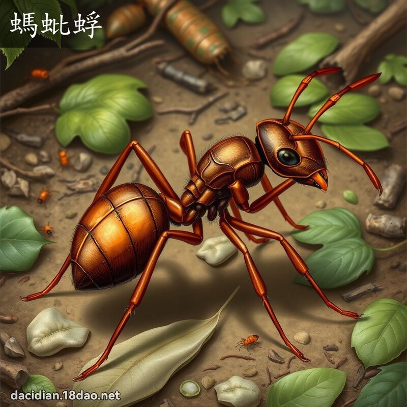 螞蚍蜉 - 國語大辭典配圖