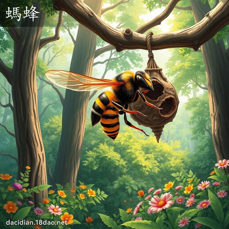 螞蜂 - 國語大辭典配圖