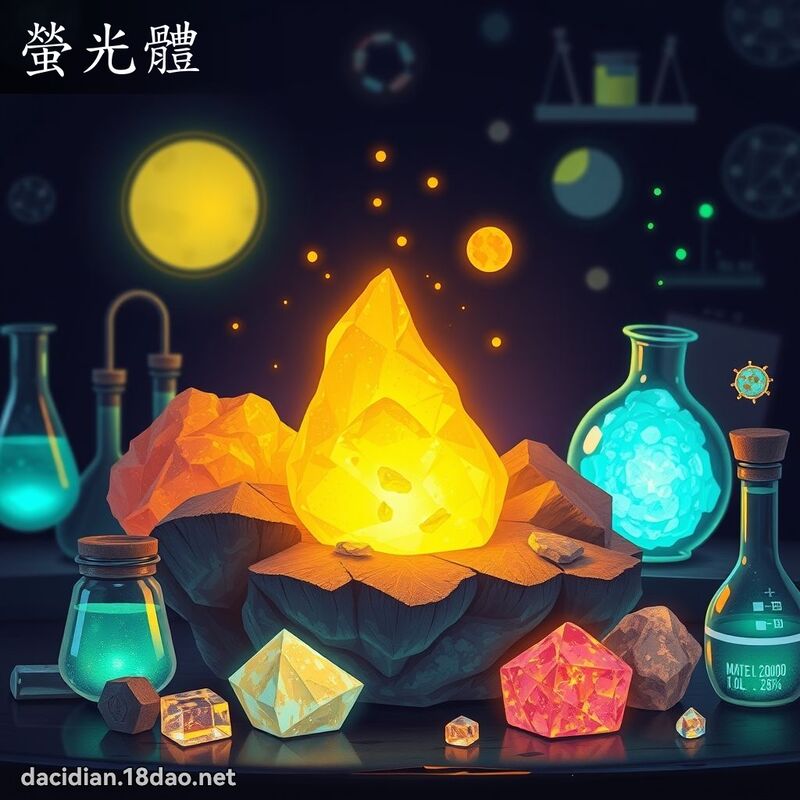 螢光體 - 國語大辭典配圖
