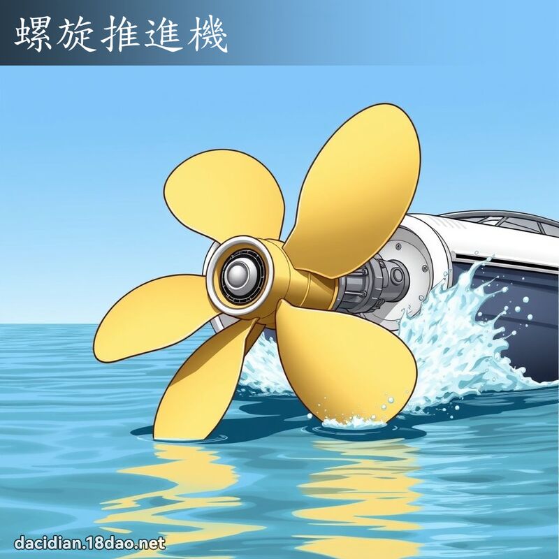 螺旋推進機 - 國語大辭典配圖