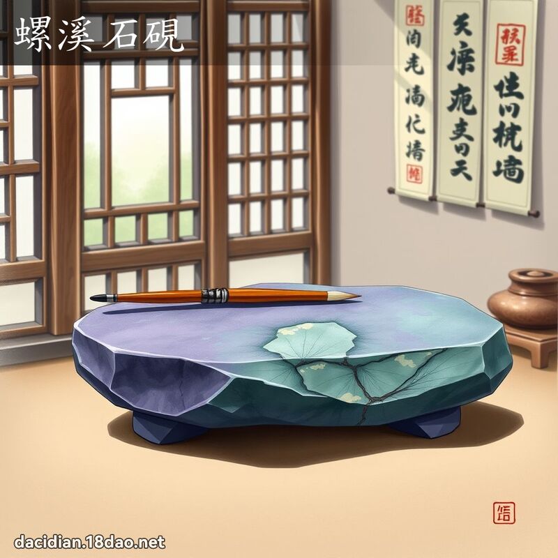 螺溪石硯 - 國語大辭典配圖