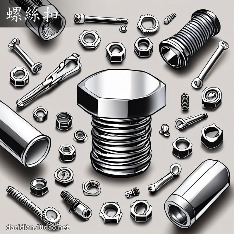 螺絲扣 - 國語大辭典配圖