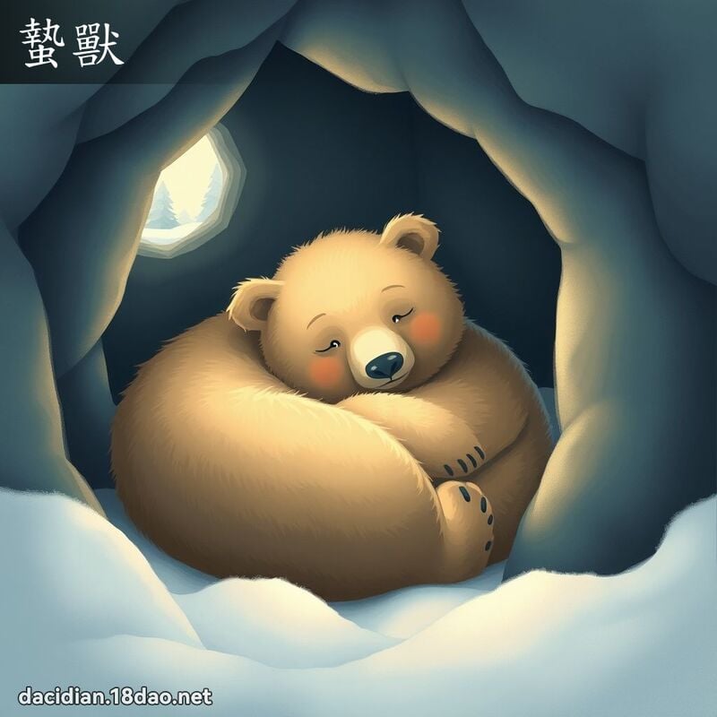 蛰兽 - 国语大辞典配图