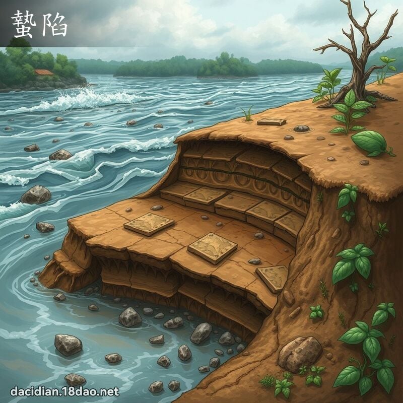 蛰陷 - 国语大辞典配图