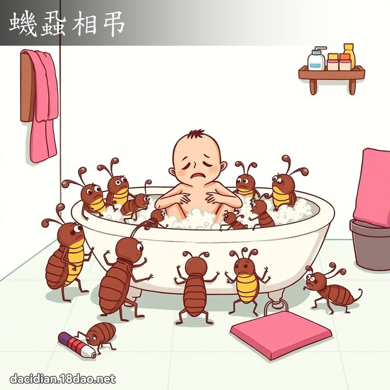 蟣蝨相弔 - 國語大辭典配圖
