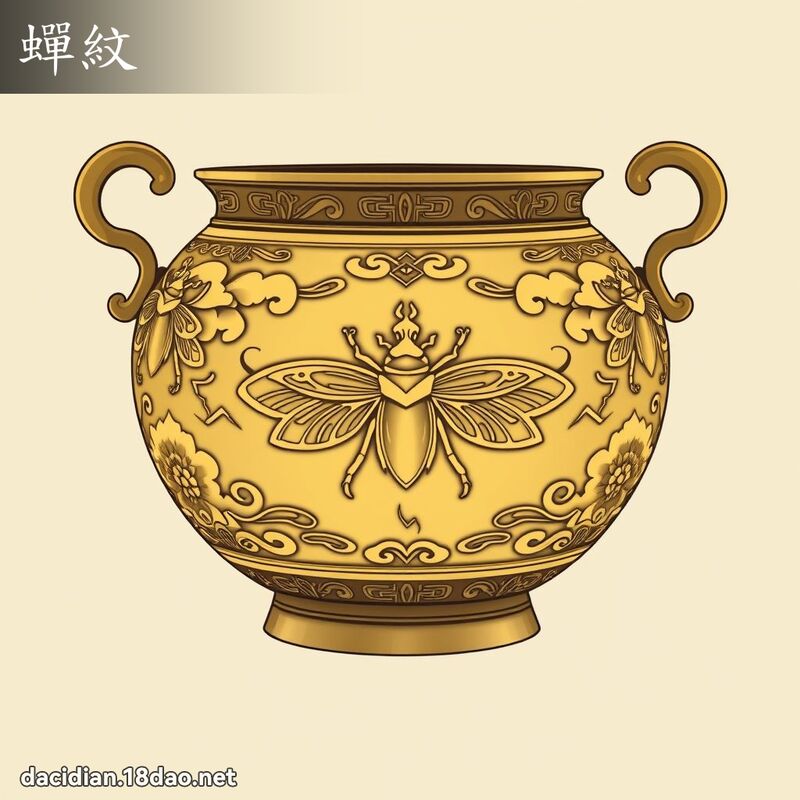 蝉纹 - 国语大辞典配图