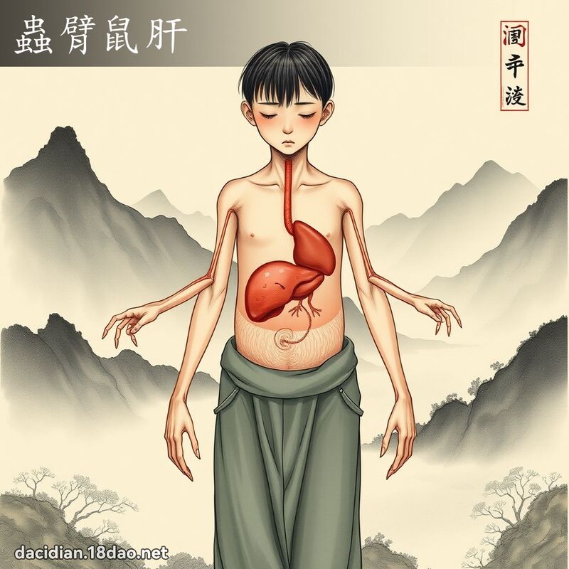 虫臂鼠肝 - 国语大辞典配图