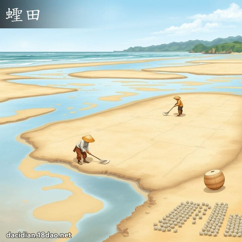 蟶田 - 国语大辞典配图