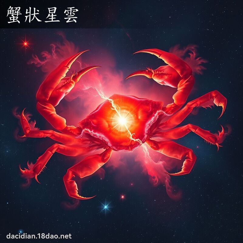 蟹狀星雲 - 國語大辭典配圖