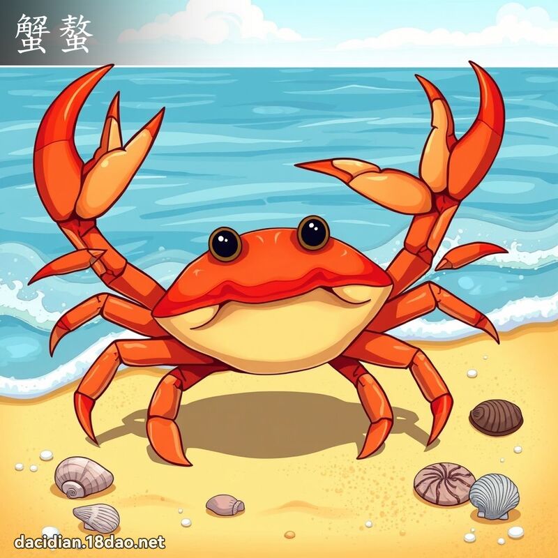 蟹螯 - 国语大辞典配图
