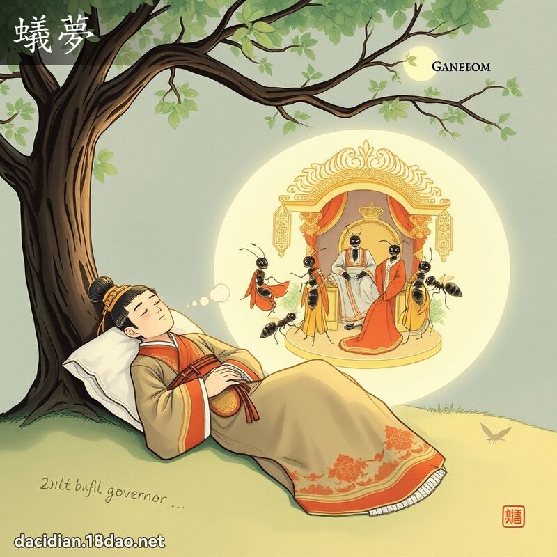 蚁梦 - 国语大辞典配图