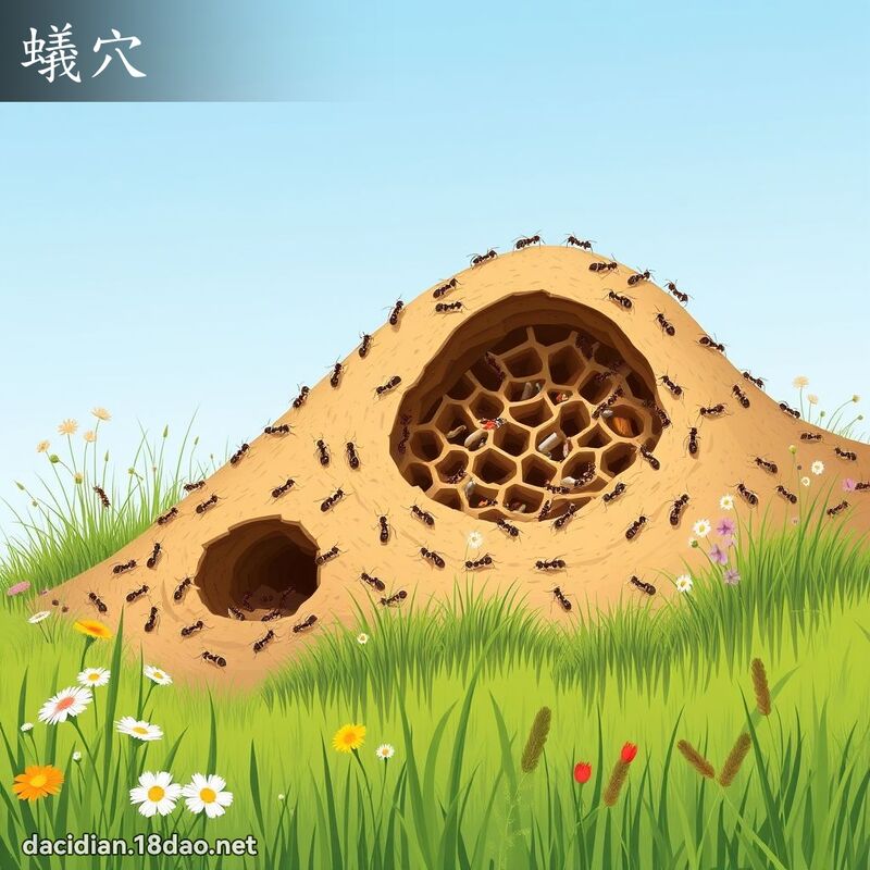 蚁穴 - 国语大辞典配图