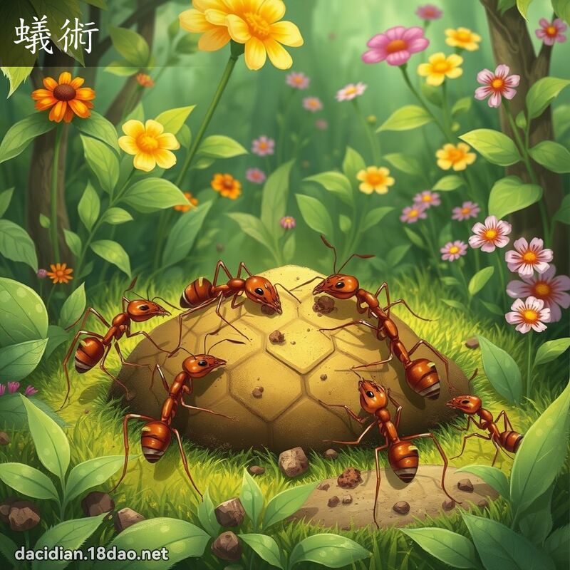 蟻術 - 國語大辭典配圖