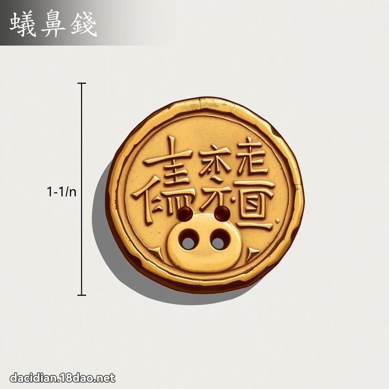 蚁鼻钱 - 国语大辞典配图