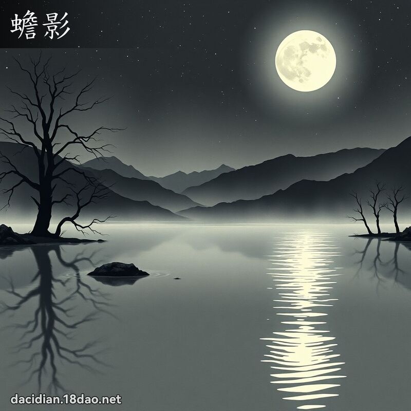 蟾影 - 國語大辭典配圖