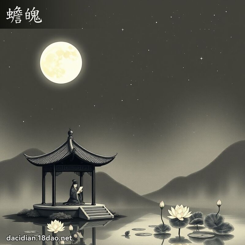 蟾魄 - 国语大辞典配图