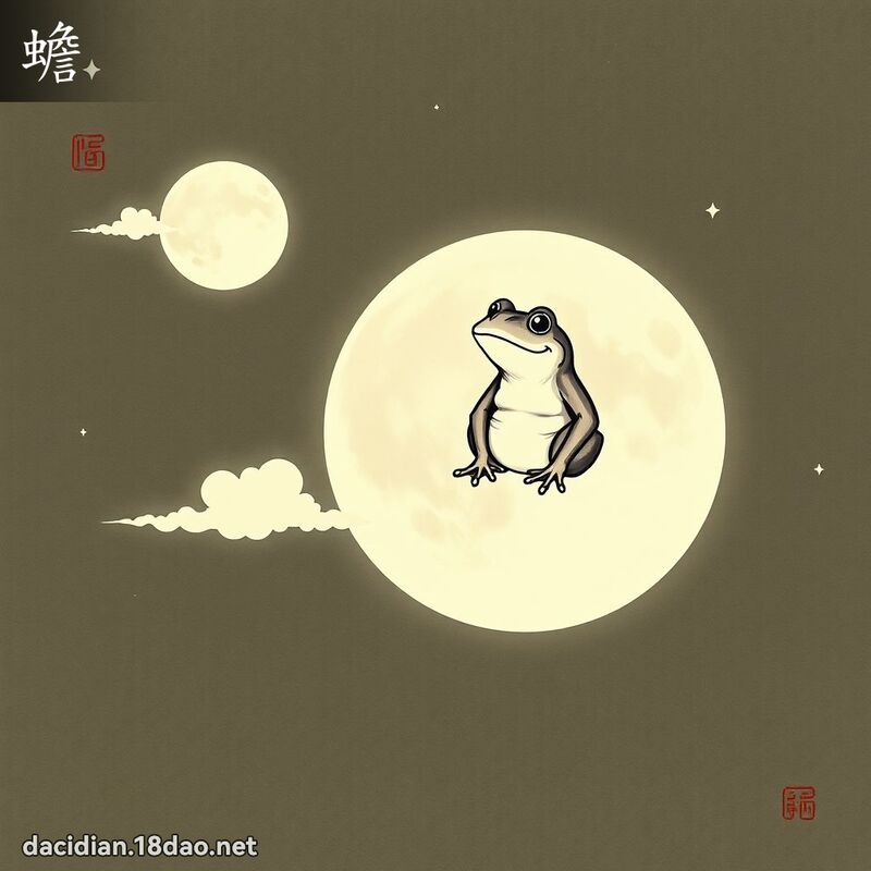 蟾 - 國語大辭典配圖