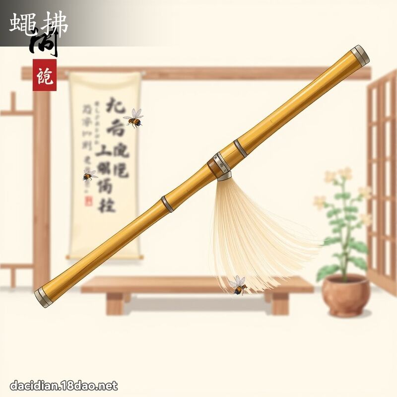 蠅拂 - 國語大辭典配圖