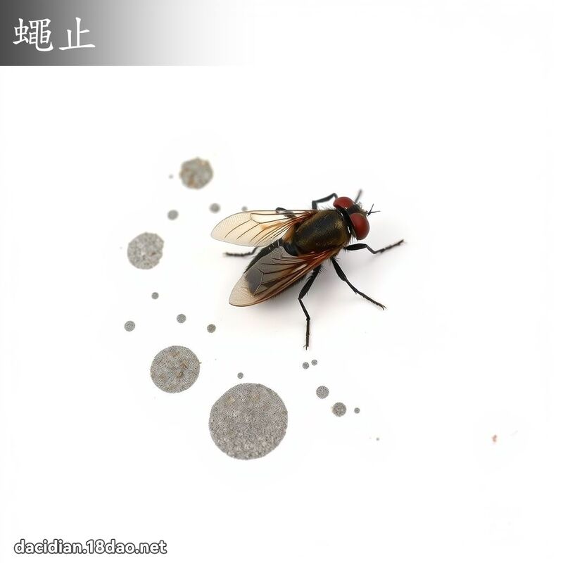 蠅止 - 國語大辭典配圖