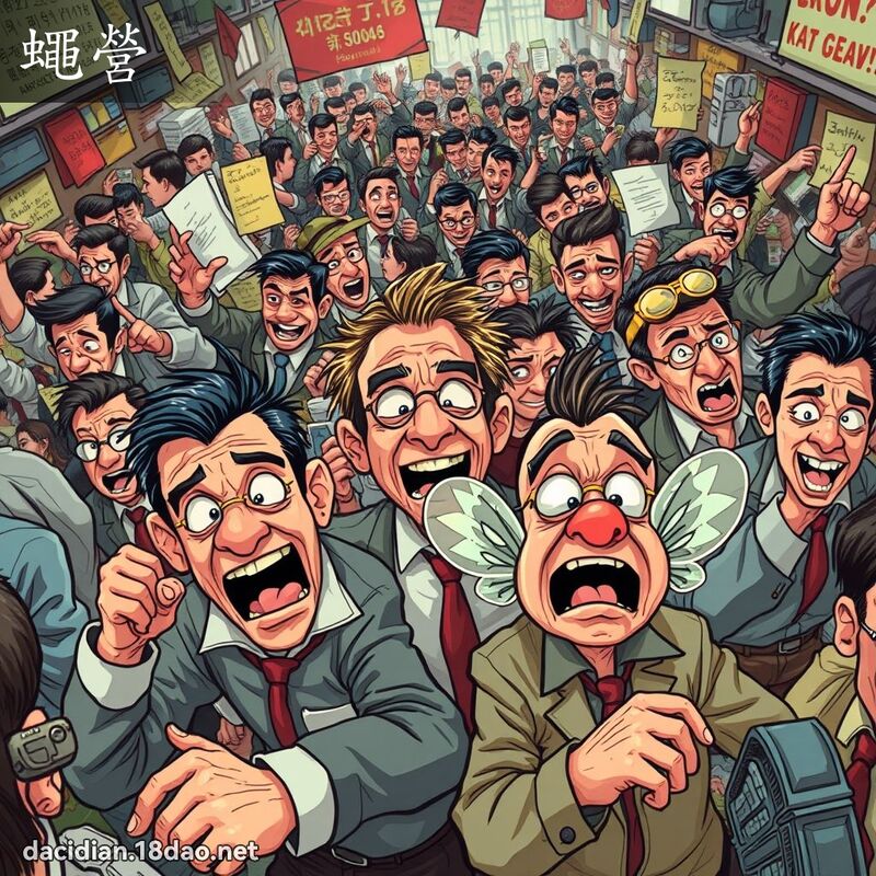 蠅營 - 國語大辭典配圖