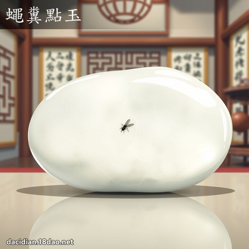 蠅糞點玉 - 國語大辭典配圖