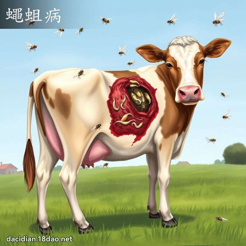 蠅蛆病 - 國語大辭典配圖