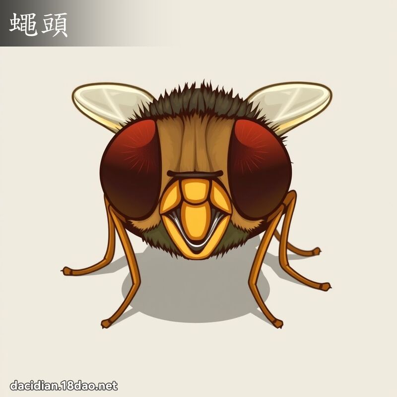 蝇头 - 国语大辞典配图