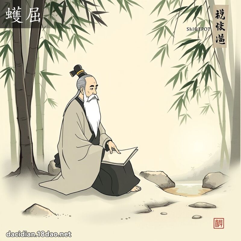 蠖屈 - 国语大辞典配图