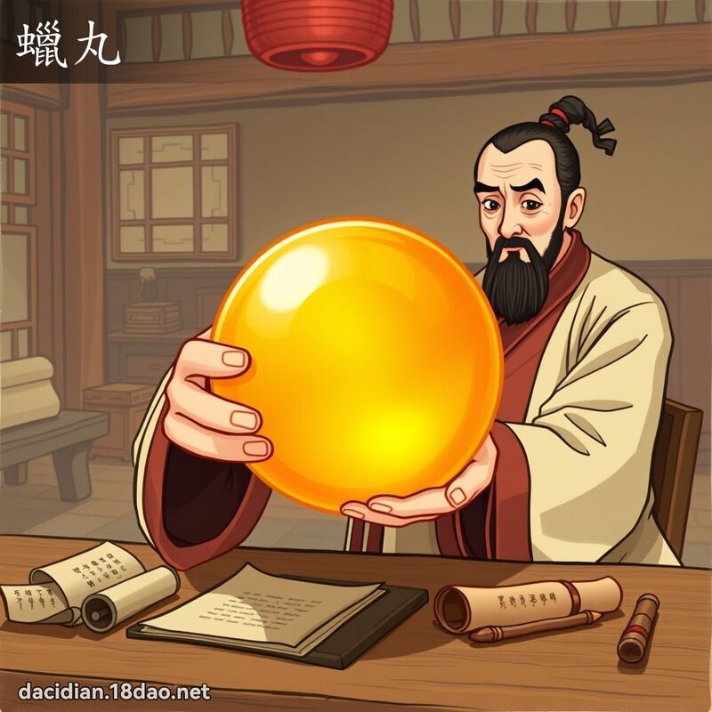 蜡丸 - 国语大辞典配图