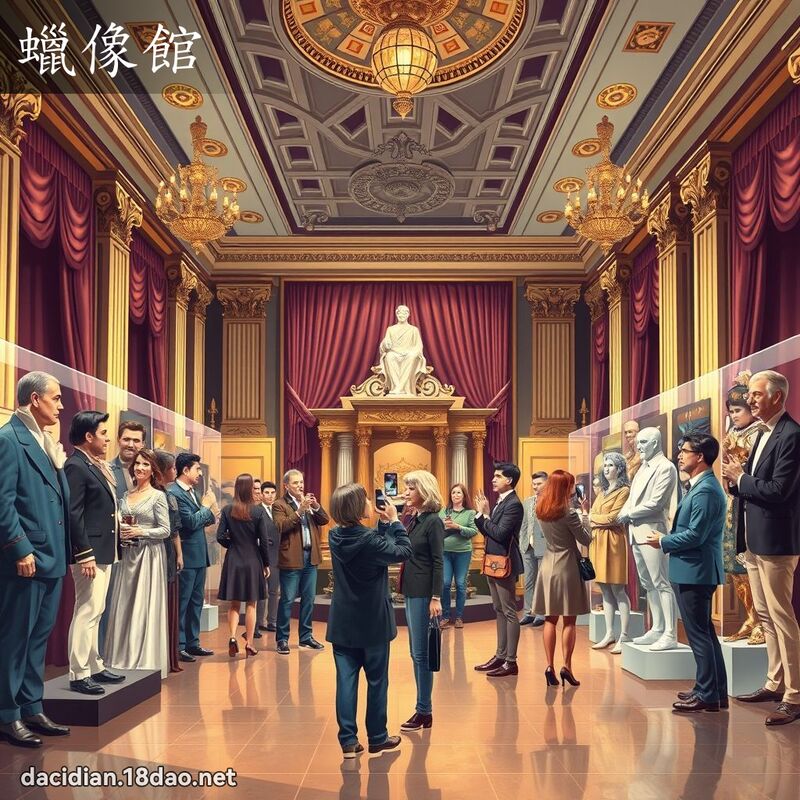 蜡像馆 - 国语大辞典配图