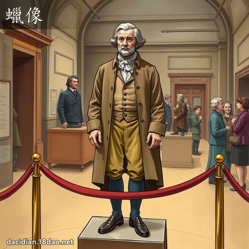 蠟像 - 國語大辭典配圖
