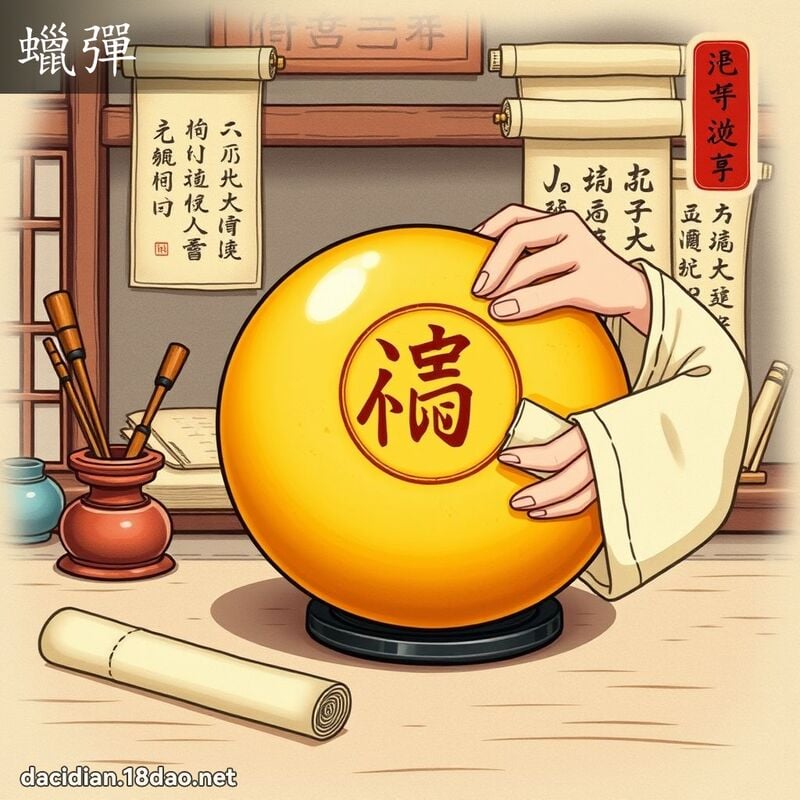 蜡弹 - 国语大辞典配图