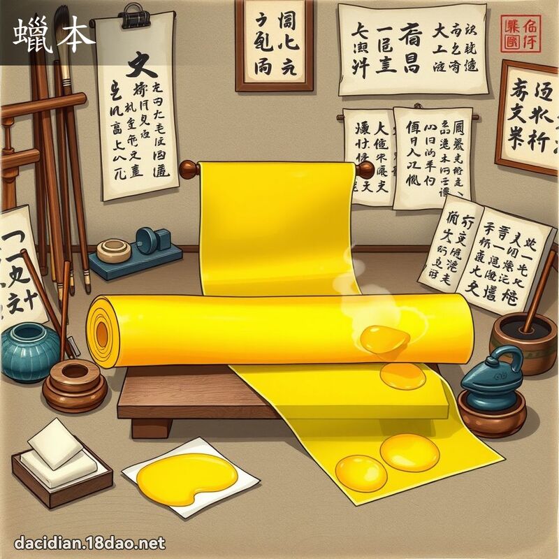 蜡本 - 国语大辞典配图
