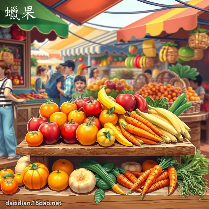 蜡果 - 国语大辞典配图